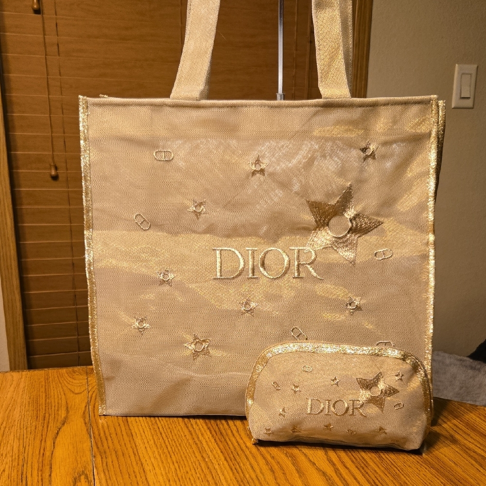 Dior Tote and Pouch Set NWOT